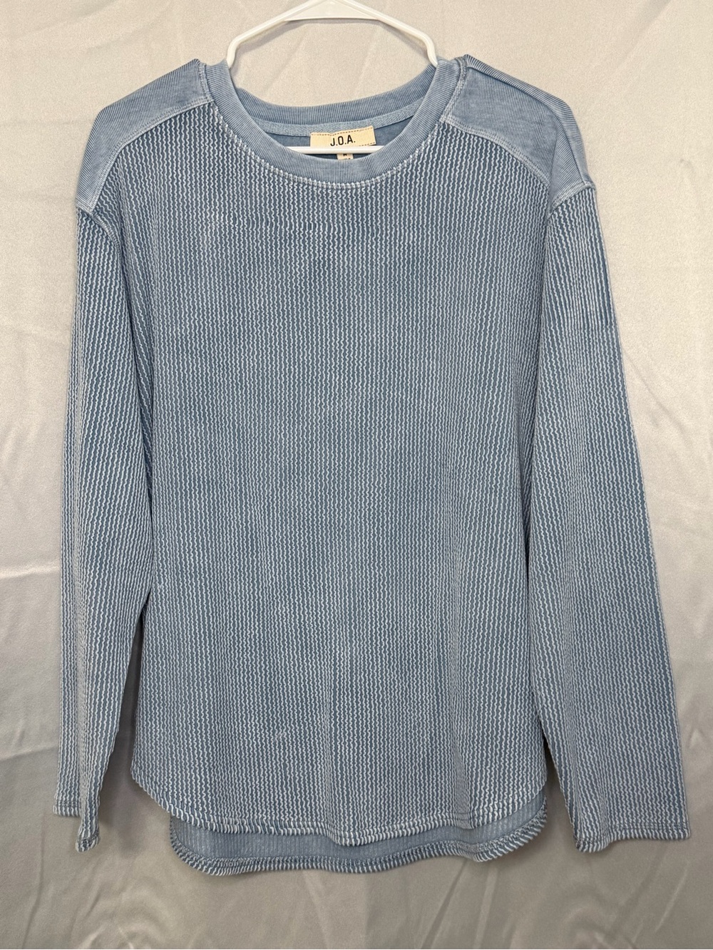 J.O.A. Waffle Knit Crewneck Sweater NWOT